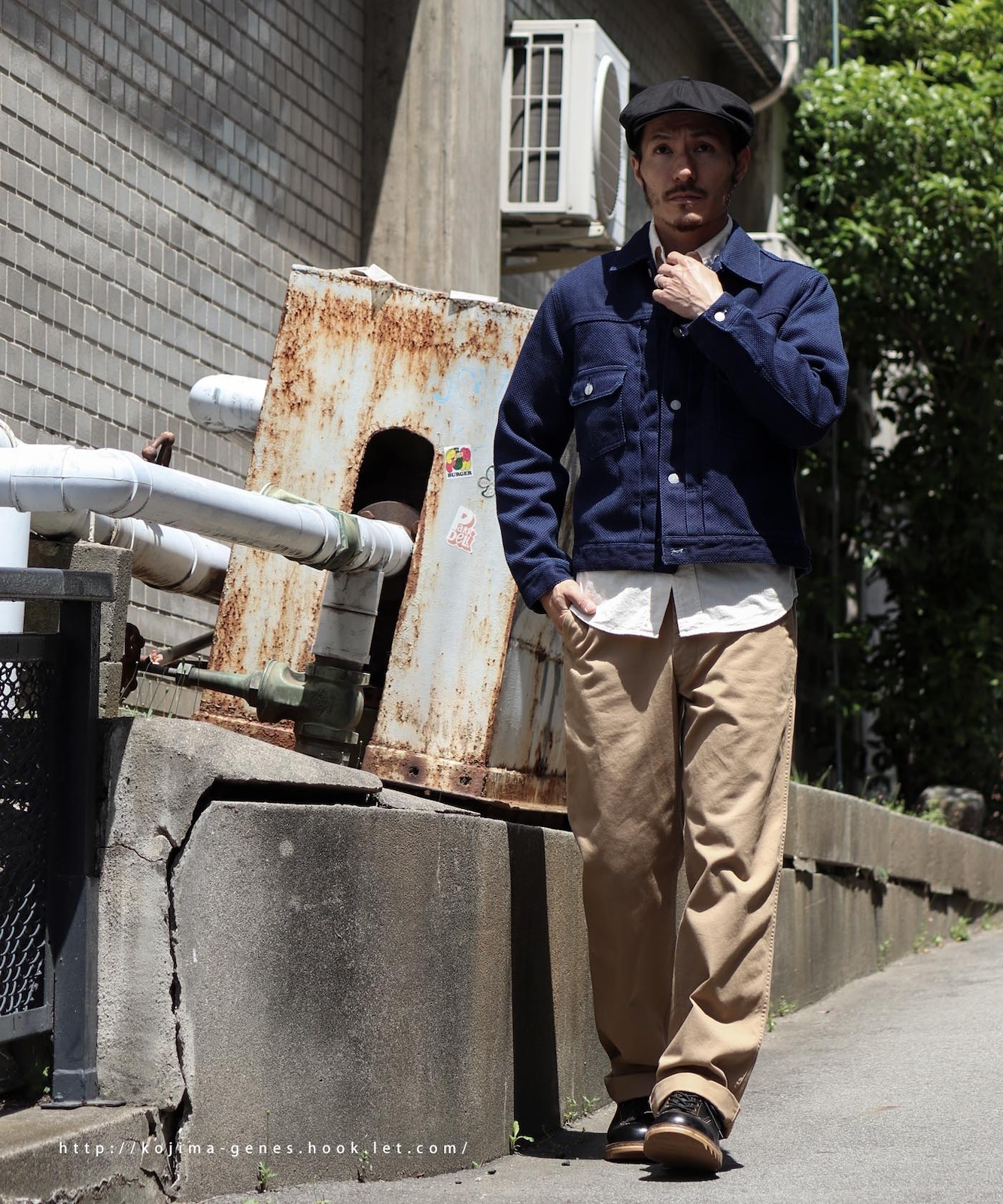 Sashiko Denim Jacket 2nd Type / 刺し子デニムジャケット 2ndタイプ