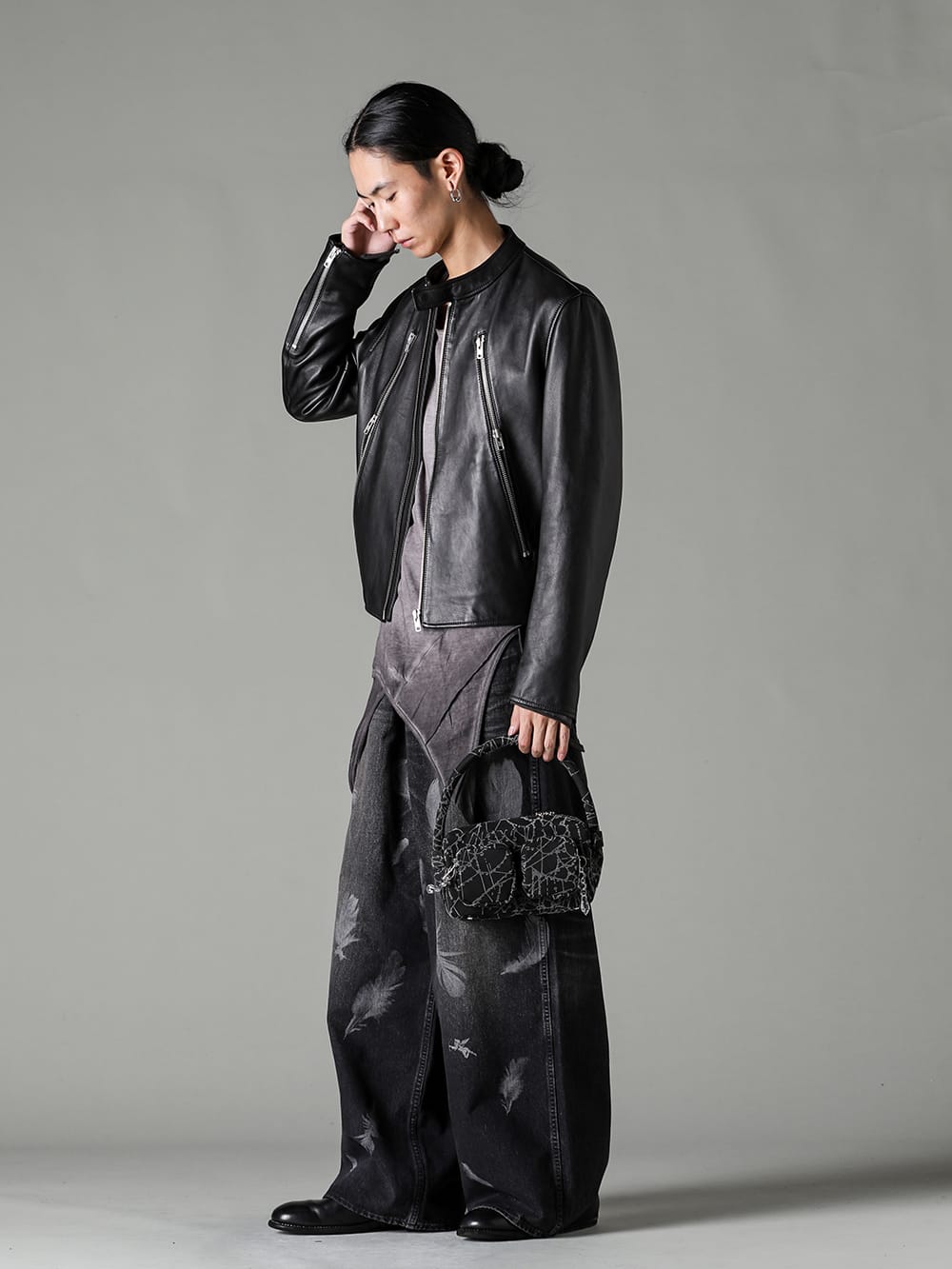 MAISON MARGIELA 八の字ライダース レイヤードスタイル -FASCINATE