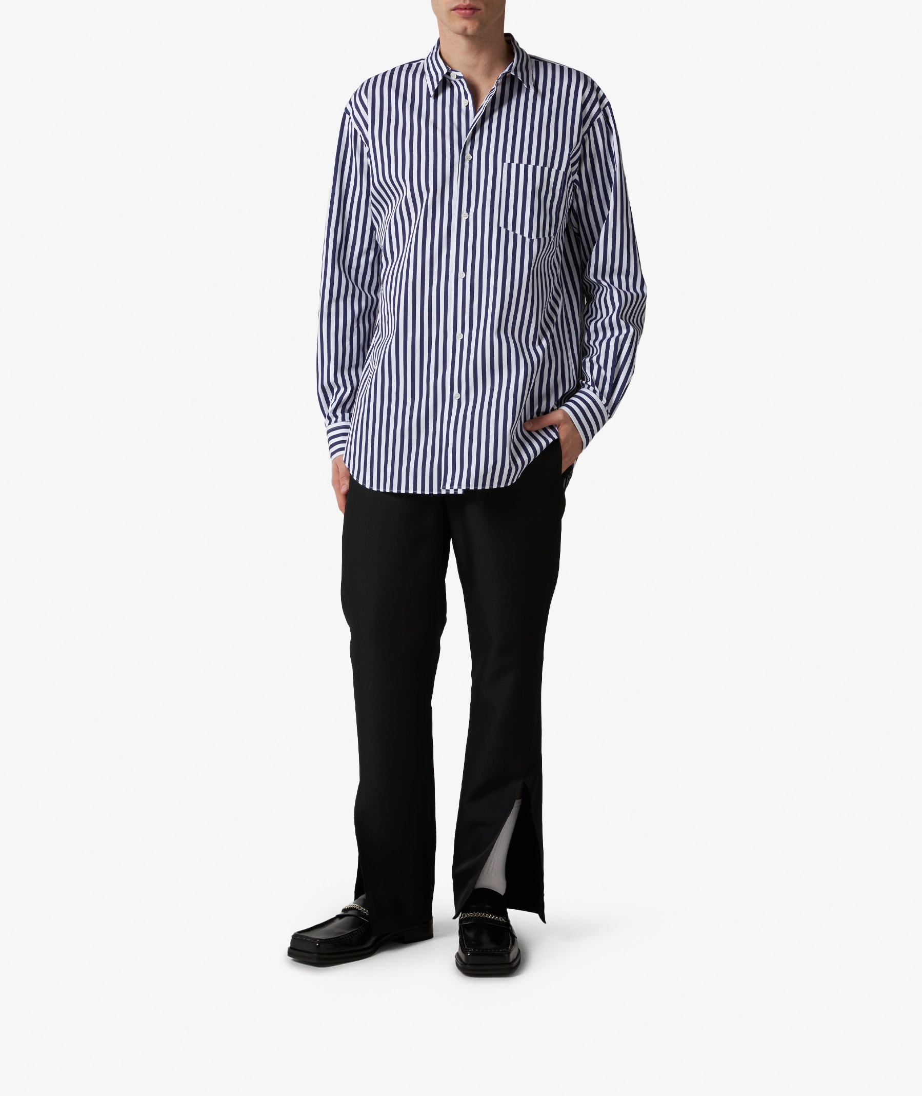 Comme des Garçons Homme Plus Gabardine Pants in Black | SVD USA