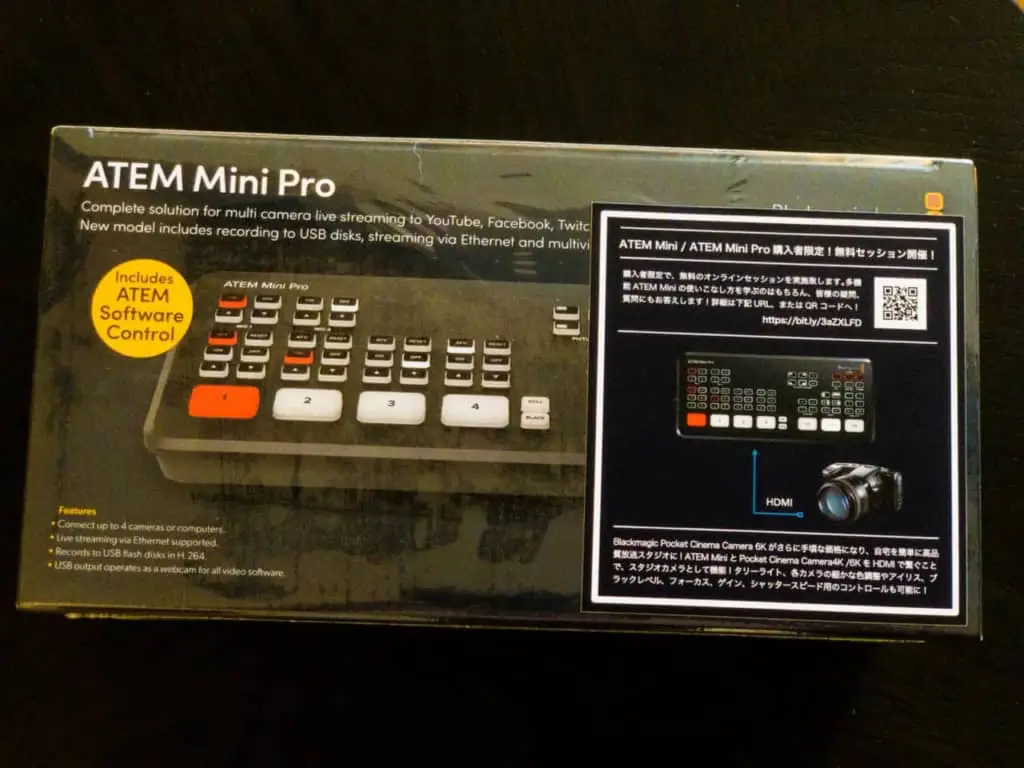 ATEM Mini Pro 【レビュー】音ズレはアプリで解決 - ものくろぼっくす