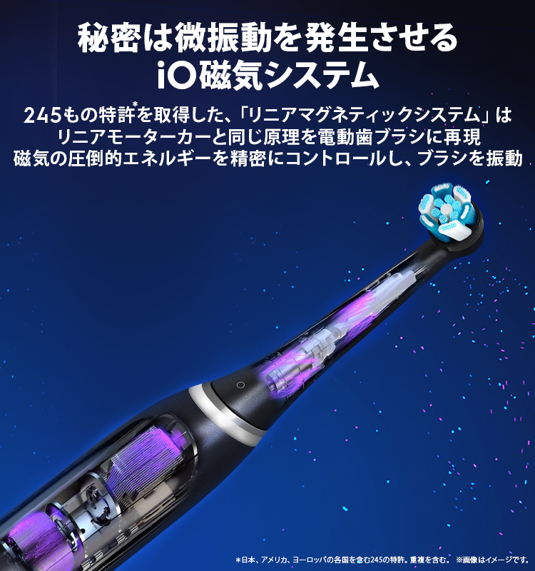 電動歯ブラシ ブラウンオーラルB 公式 | iO6（グレーオパール