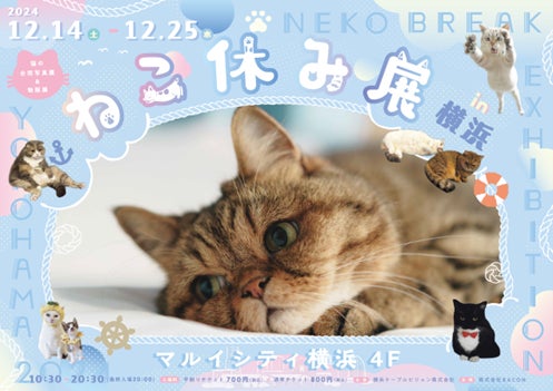 ねこ休み展 in 横浜』 12/14(土)～12/25(水)開催 | 横浜ケーブル