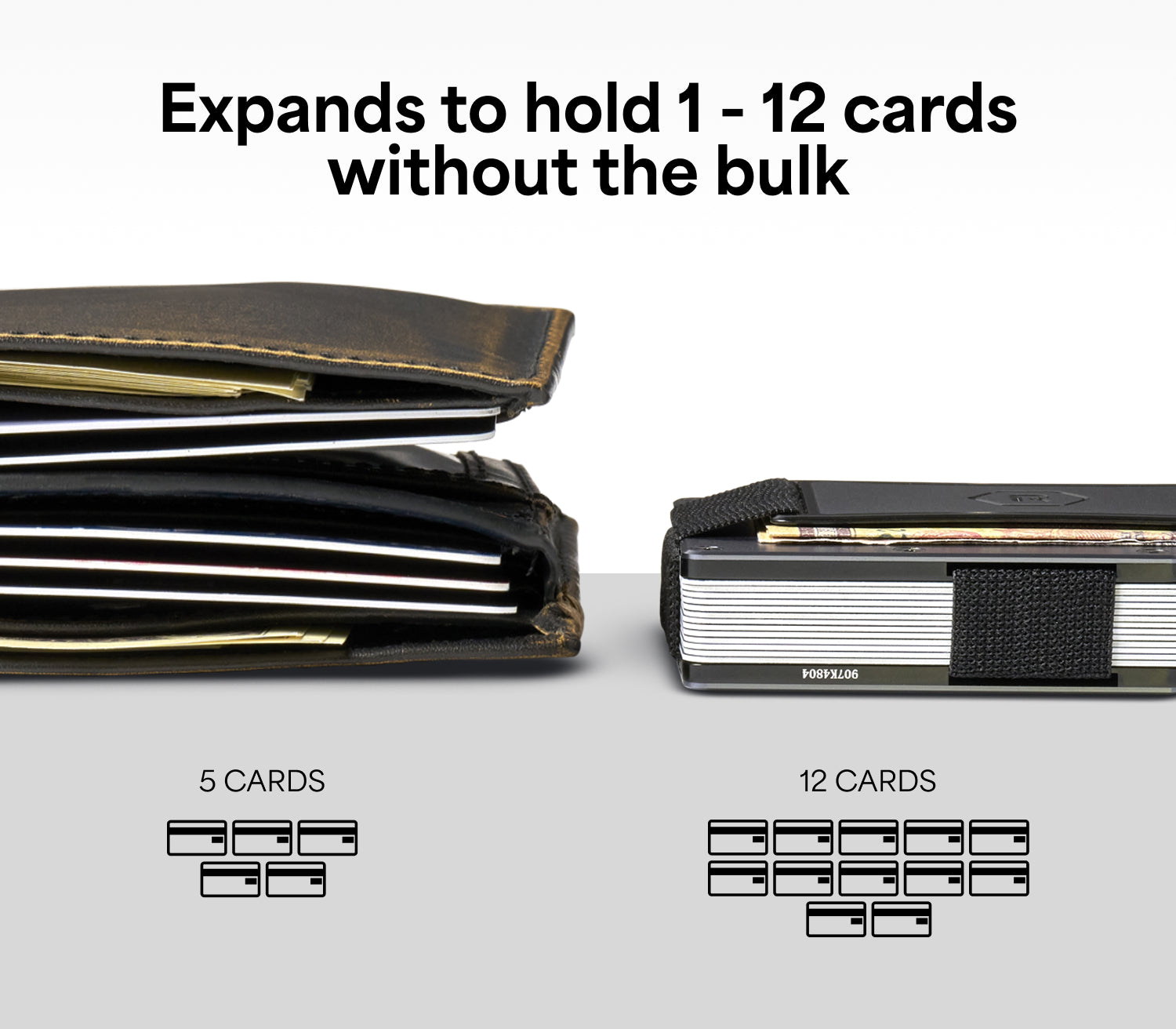Burnt Titanium Wallet - Sleek & Durable | The Ridge
