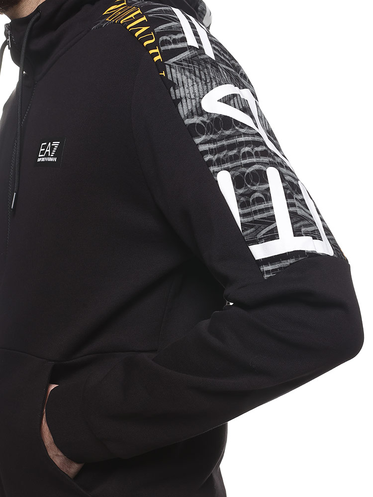 EMPORIO ARMANI EA7 (エンポリオ アルマーニ) ロゴ切り替え フルジップ