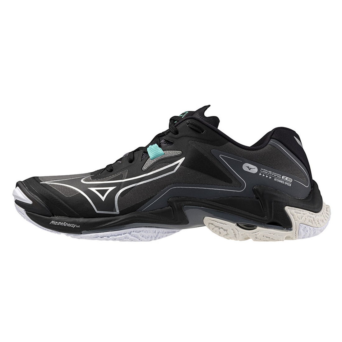 MIZUNO ミズノ WAVE LIGHTNING Z8 WIDE （ブラック×シルバー×グリーン