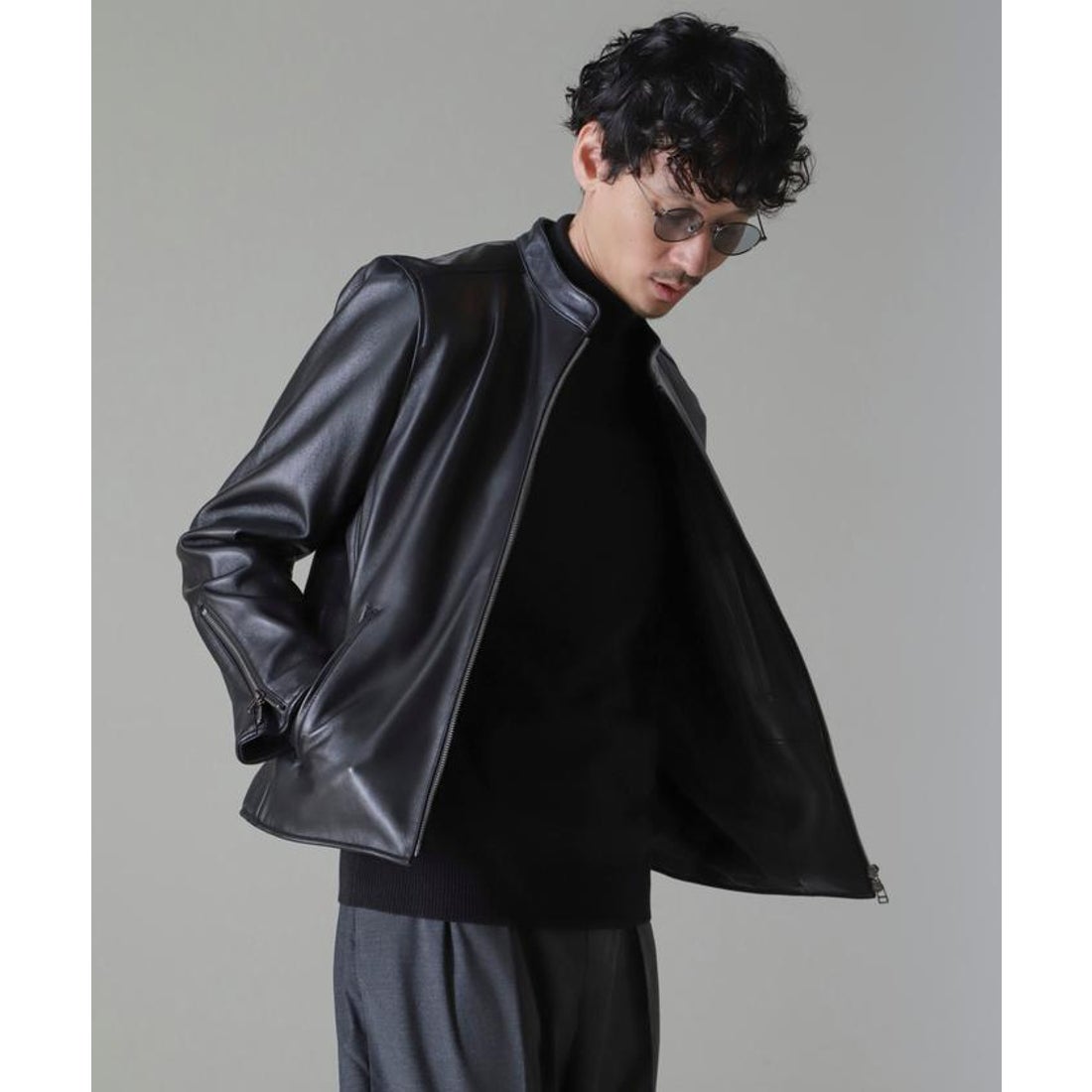 ナノ・ユニバース NANO universe バンドカラーレザーシングル