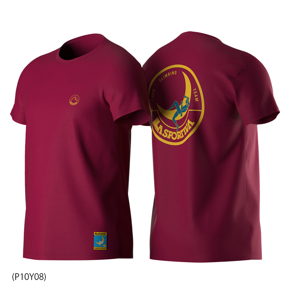 LA SPORTIVA ONLINE SHOP / CLIMBING ON THE MOON T-SHIRT Men［ZACT157］