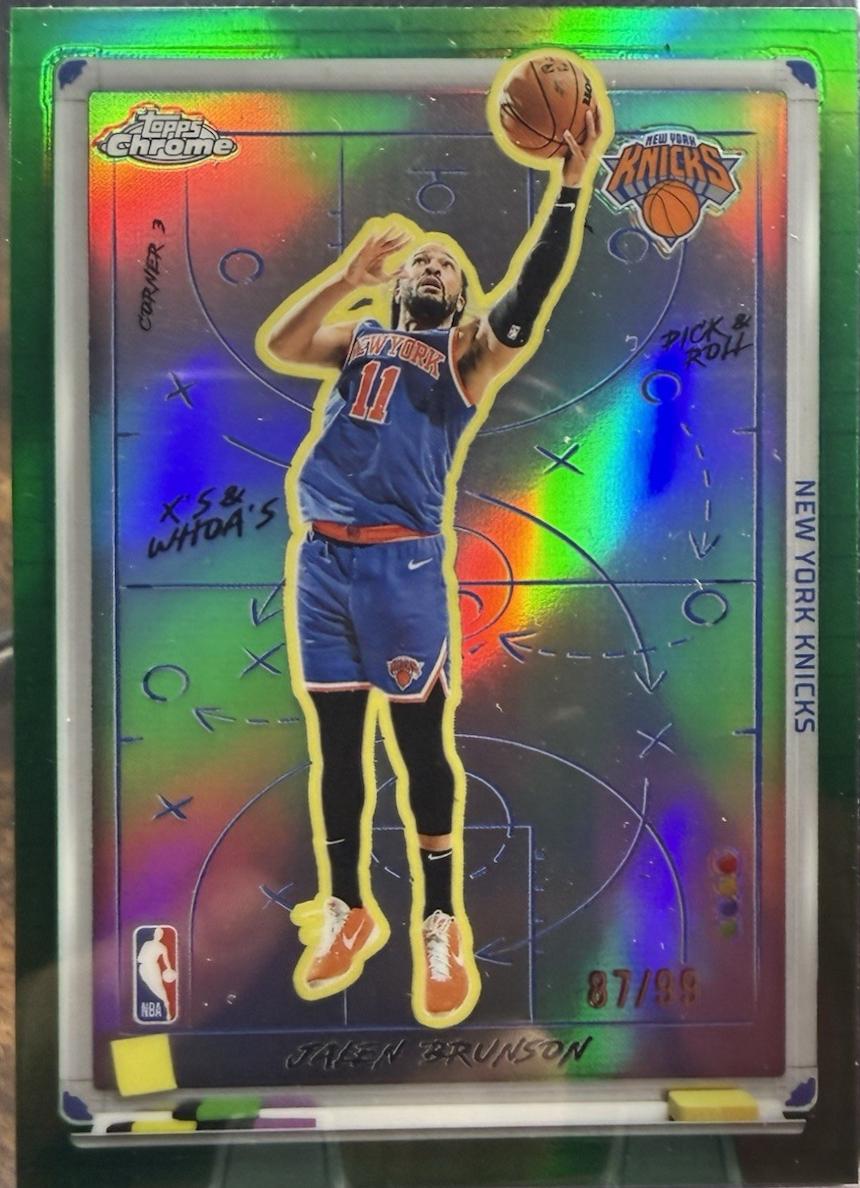 Jalen Brunson [Refractor Green] #XW-2 Prices | 2025 Topps Chrome