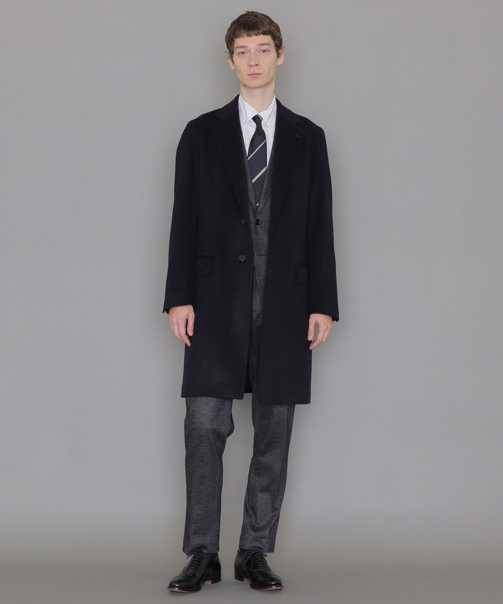 ウールカシミヤビーバーチェスターフィールドコート(コート