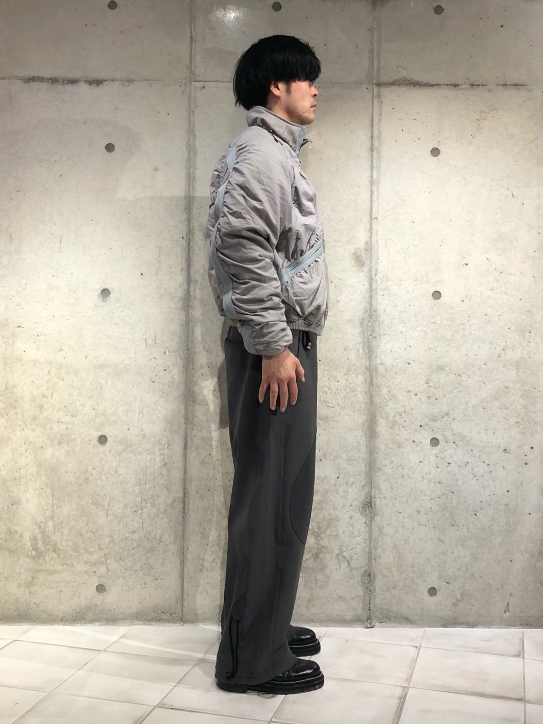 JIAN YE DAMAGE SOLID PANTS | ragazzo cultura