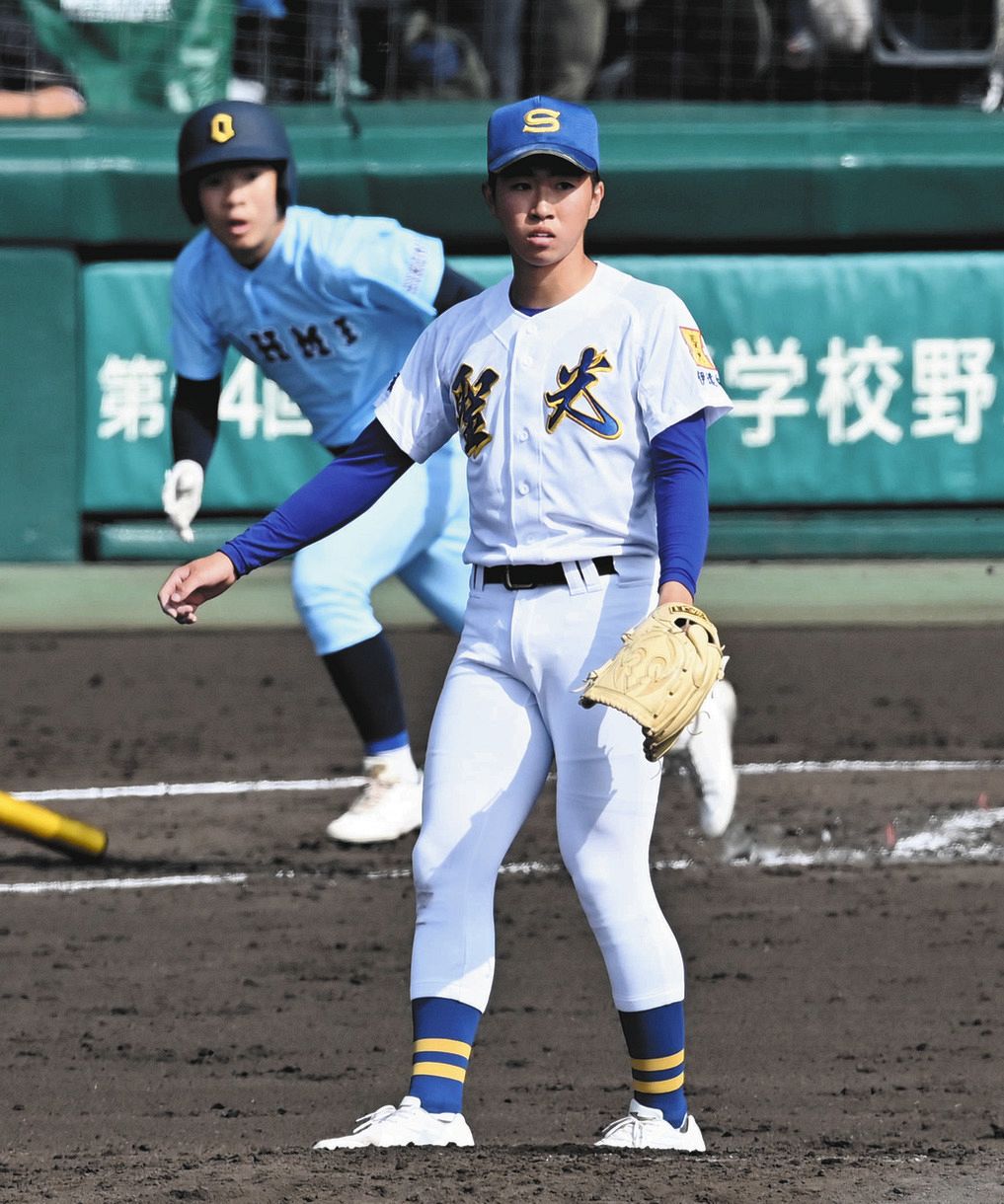 センバツ】聖光学院は先制するも2回に佐山がつかまり逆転負け、近江
