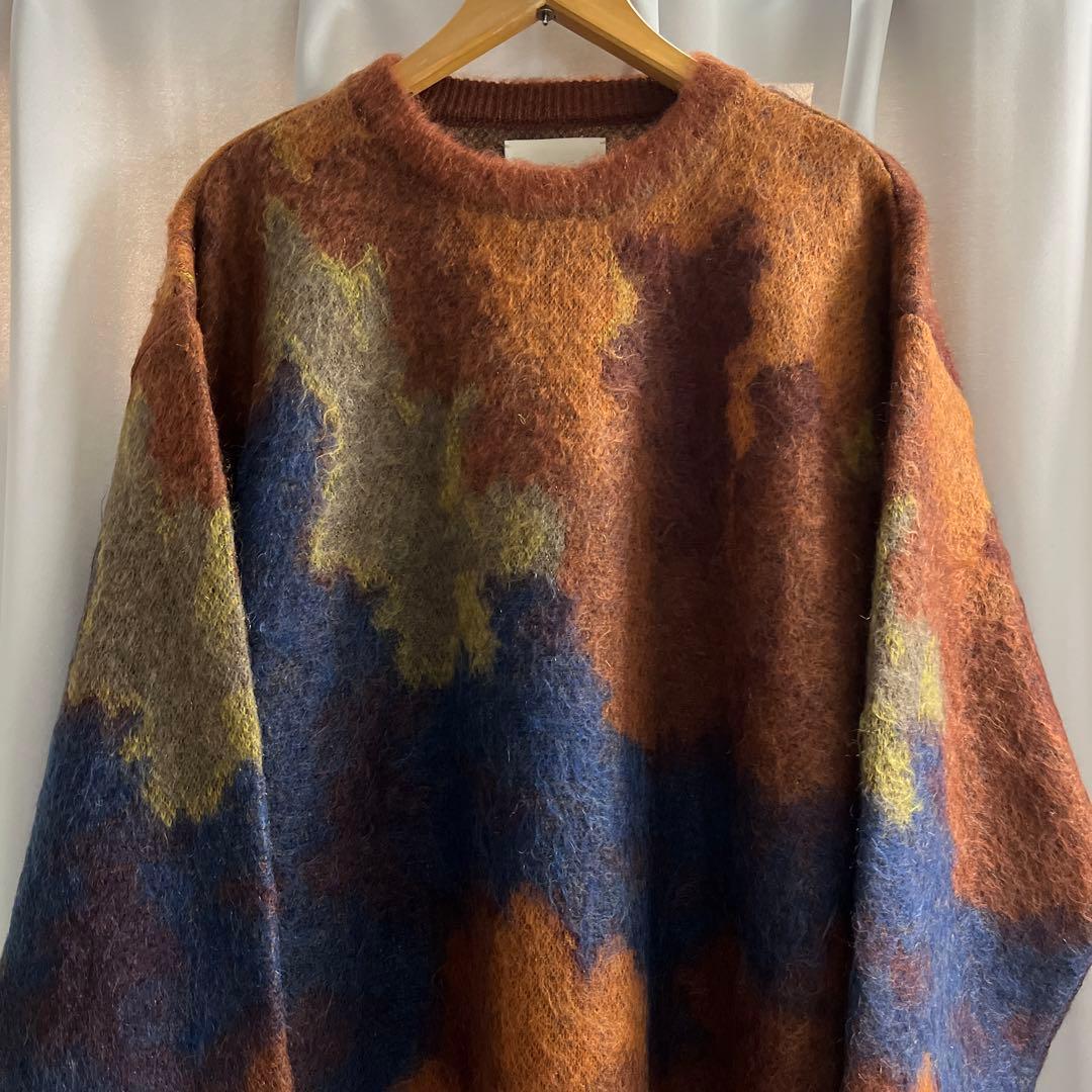 YOKE Still Jacquard Crewneck 22aw