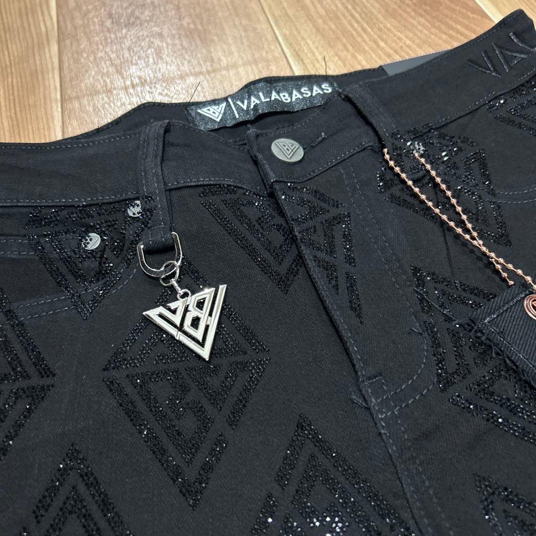 新品未使用】valabasas ブラックフレアデニム 28 バラバサス - メルカリ