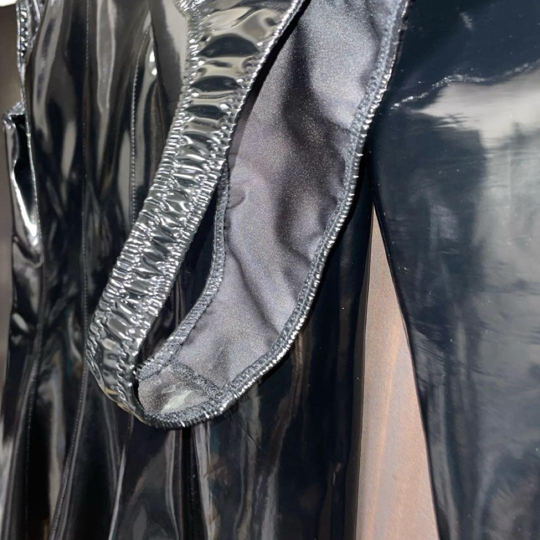 アフィックスパラパラ エナメルワンピース・レッグカバー・Tバック