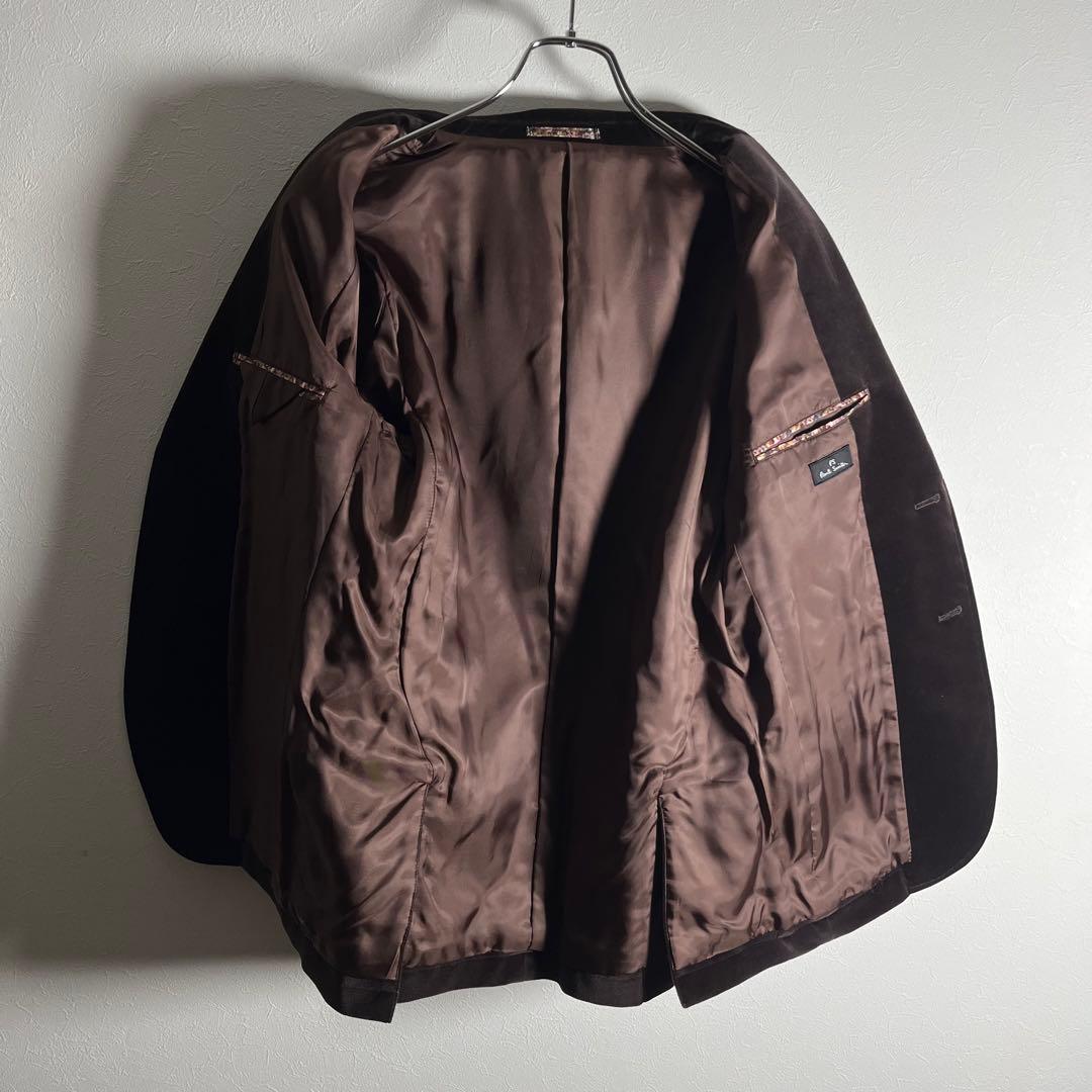 美品•Lサイズ】ピーエスポールスミス テーラードジャケット ベロア花柄