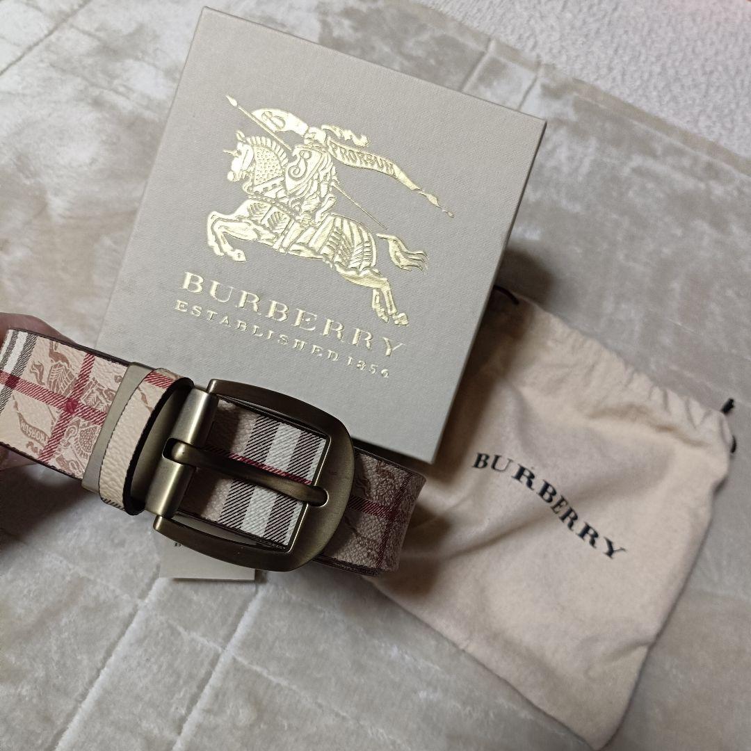 新品■BURBERRY■バーバリー■ベルト■メンズ BURBERRY（バーバリー） ベルト メンズリバーシブル 回転式 8072333