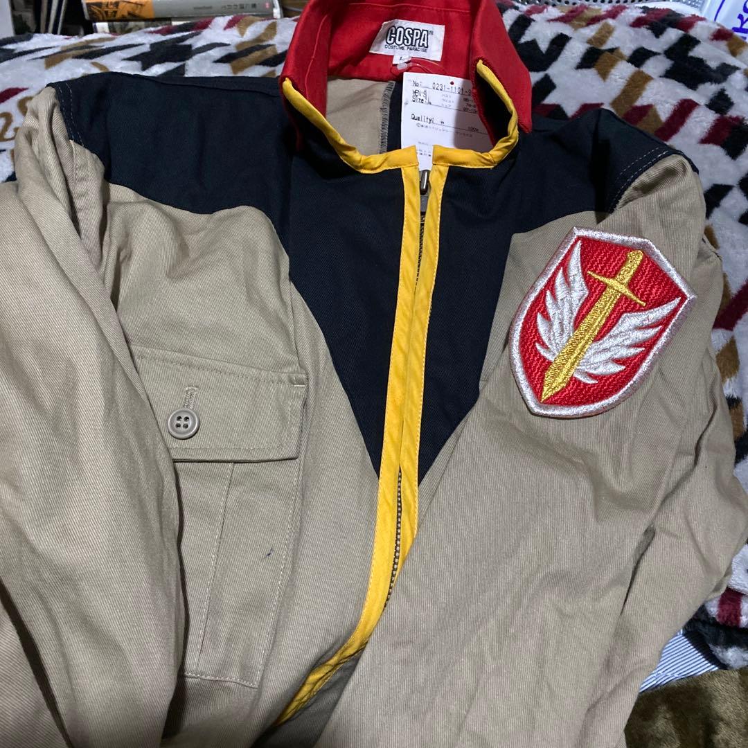 激レア　機動戦士ガンダム　地球連邦軍制服(長袖) L上下セット　コスパ製 地球連邦軍男子制服 ブルーver. [機動戦士ガンダム] | キャラクター
