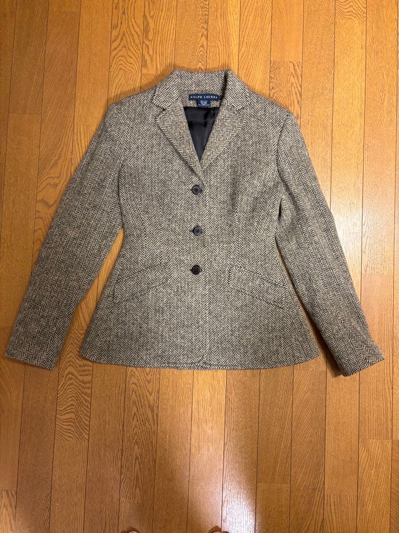 Ralph Lauren ヘリンボーン テーラードジャケット LAUREN RALPH LAUREN（ローレン ラルフローレン） ジャケット