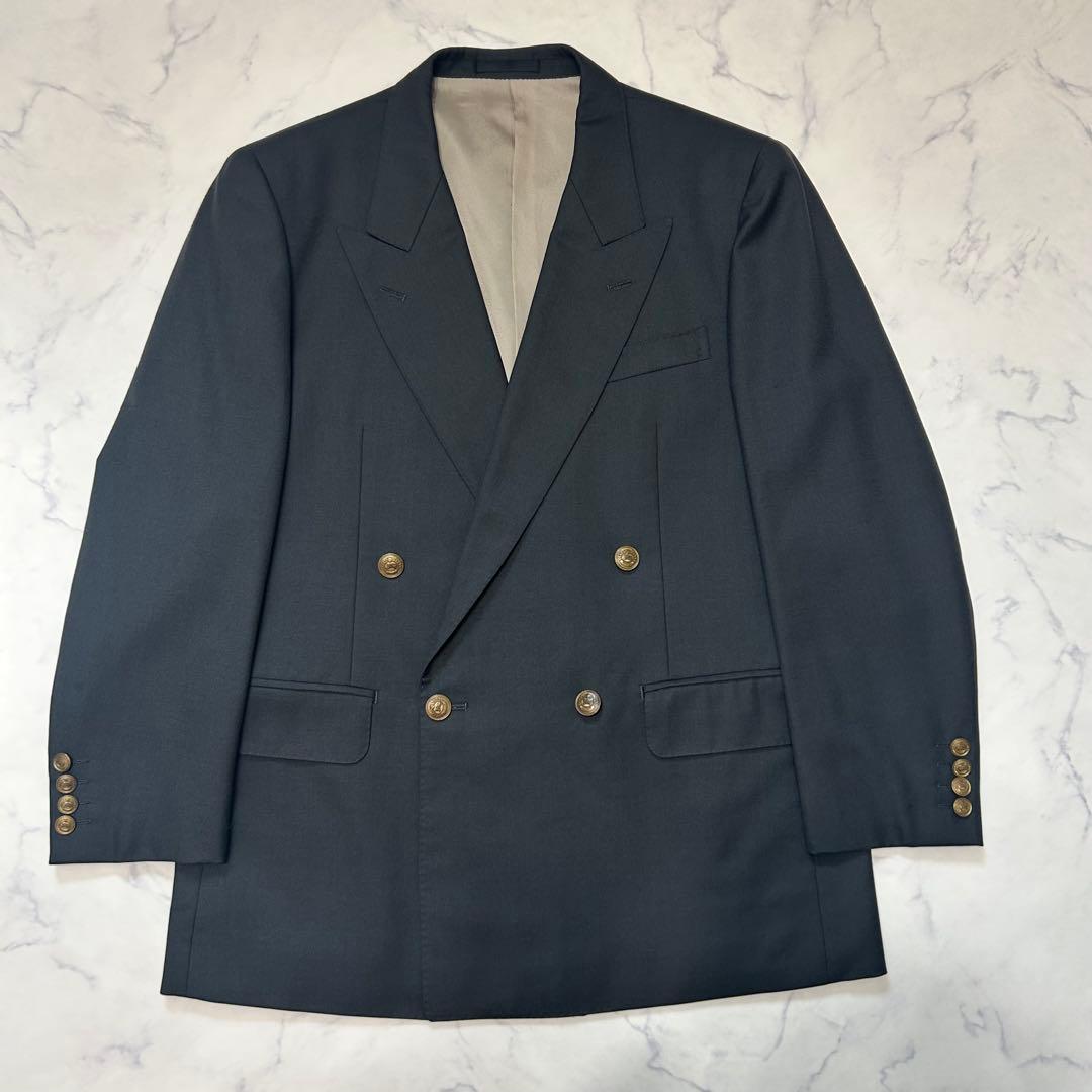 美品】Burberrys ブレザー ダブル セットアップ スーツ 金ボタン M