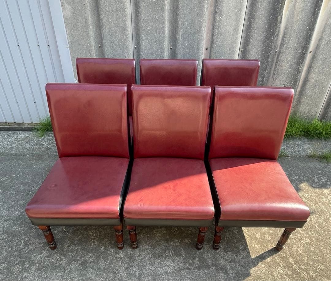 ビンテージ/レトロ/光製作所/HIKARI/喫茶店/スナックチェア/椅子/合皮⑤ ビンテージ⁄レトロ⁄光製作所⁄HIKARI⁄喫茶店⁄スナックチェア⁄椅子⁄