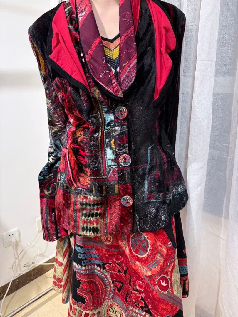 SAVE THE QUEEN 平成ギャルy2k カラフルテーラードジャケット - メルカリ