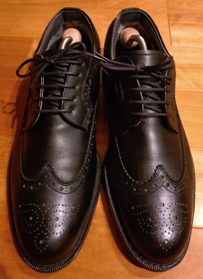 REGAL　628R　GORE-TEX　革靴　ブラック　ウィングチップ　26.5 REGAL 628R GORE-TEX 革靴 ブラック ウィングチップ 26.5 モダンながら