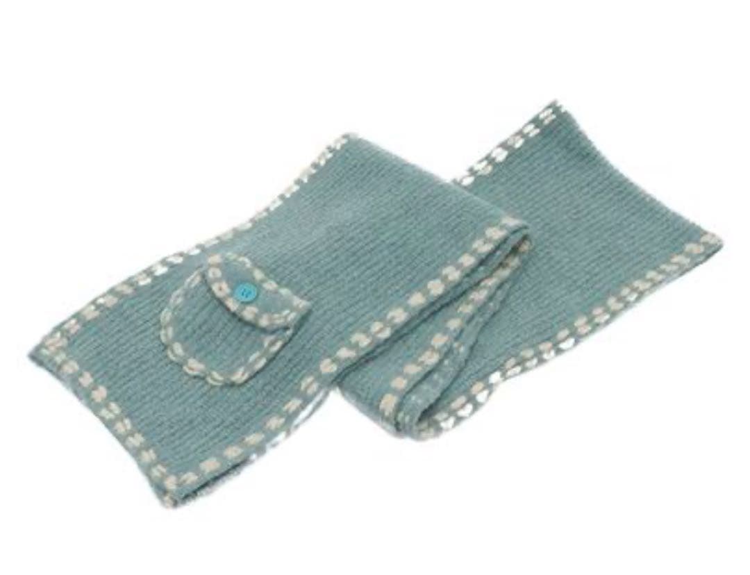 小物 PHINGERIN /PG1 SCARF(mos mint ) PHINGERIN/フィンガリン】PG1 KNIT(MOS MINT) - 「PLACE/プレイス