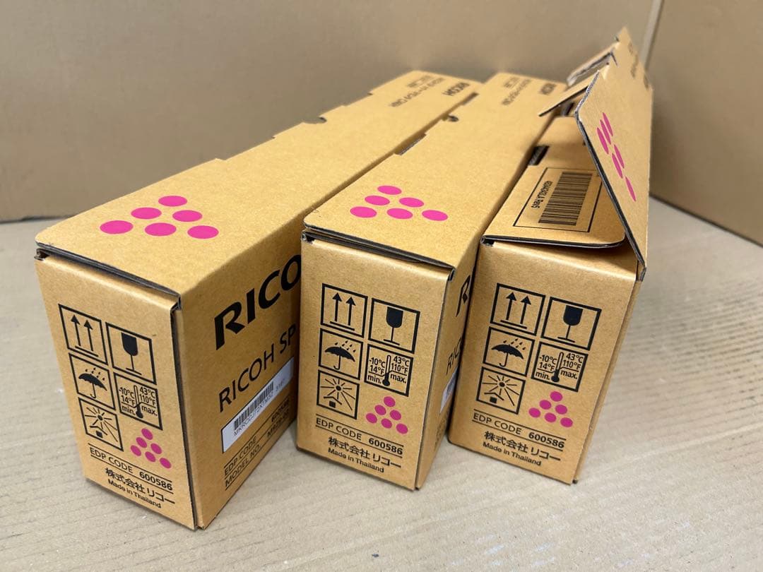 値下★訳アリアウトレットRICOHトナーマゼンダ　C740H　純正品　3個セット リコー用 SP C740H リサイクルトナー マゼンタ 大容量 – インクの
