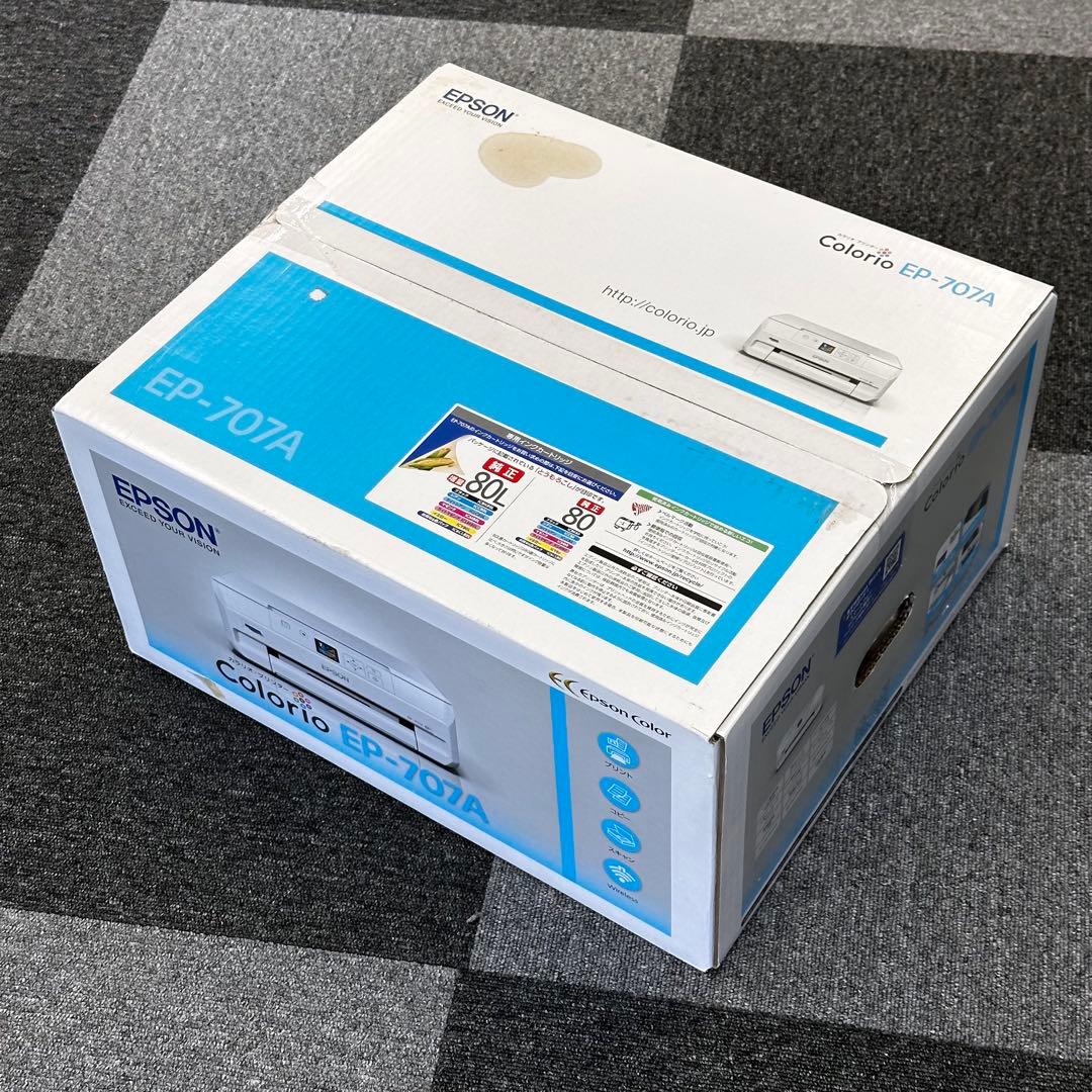 ◯送料込！未使用新品 EPSON カラリオ EP-707A 未開封 元箱発送 Amazon.co.jp: 旧モデル エプソン プリンター インクジェット複合機