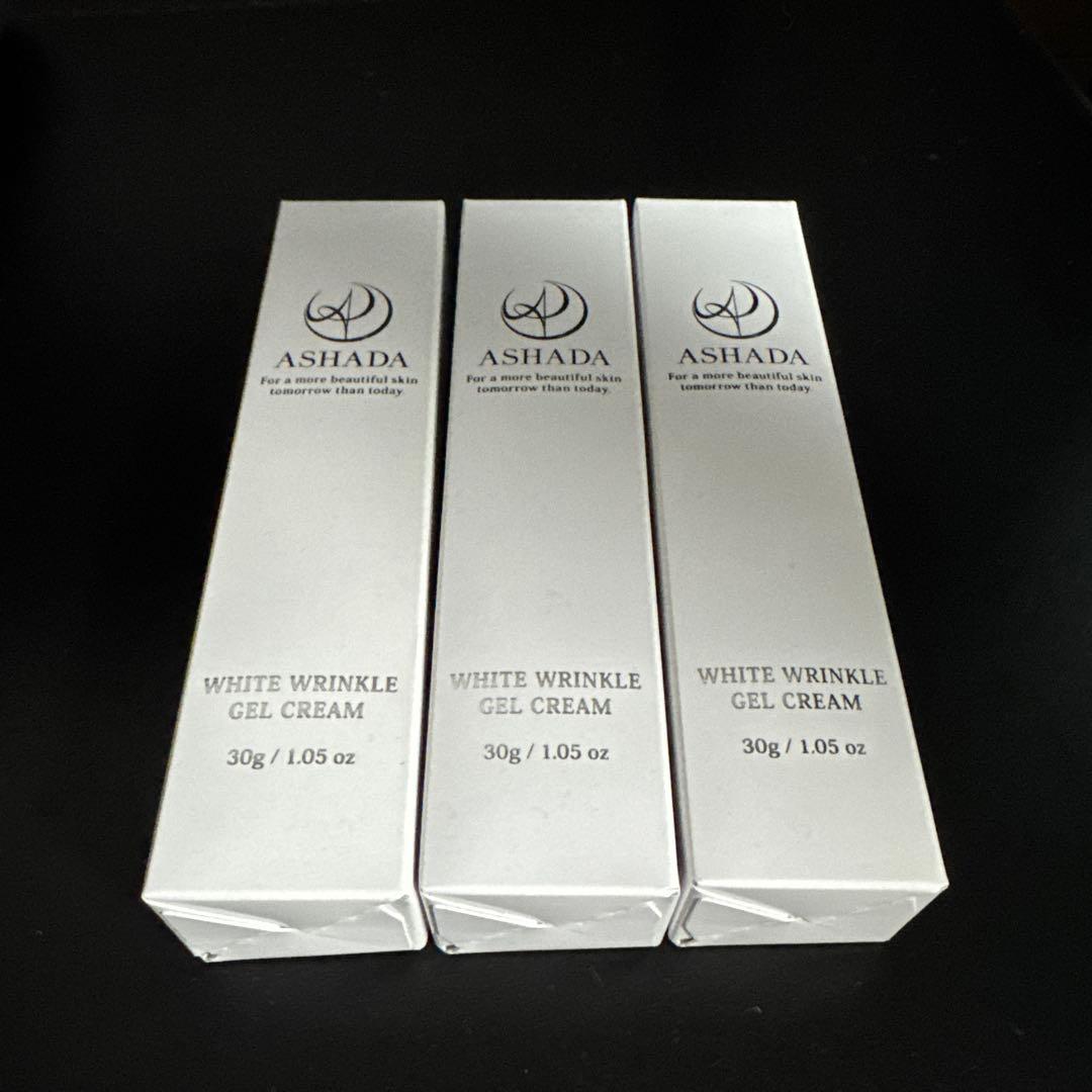 フェイスクリーム ASHADA WHITE WRINKLE GEL CREAM 30g アスハダ ASHADA 薬用 シミシワ ホワイト クリーム 30g ( 約1ヶ月分