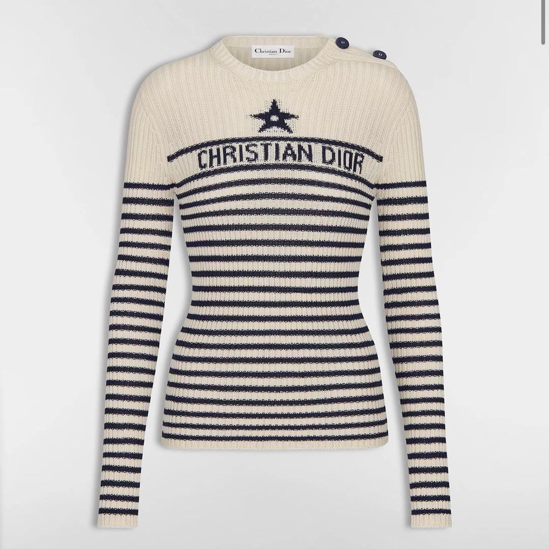［新品未使用］ Dior Dioriviera セーター　ボーダー 新品未使用］ Dior Dioriviera セーター ボーダー