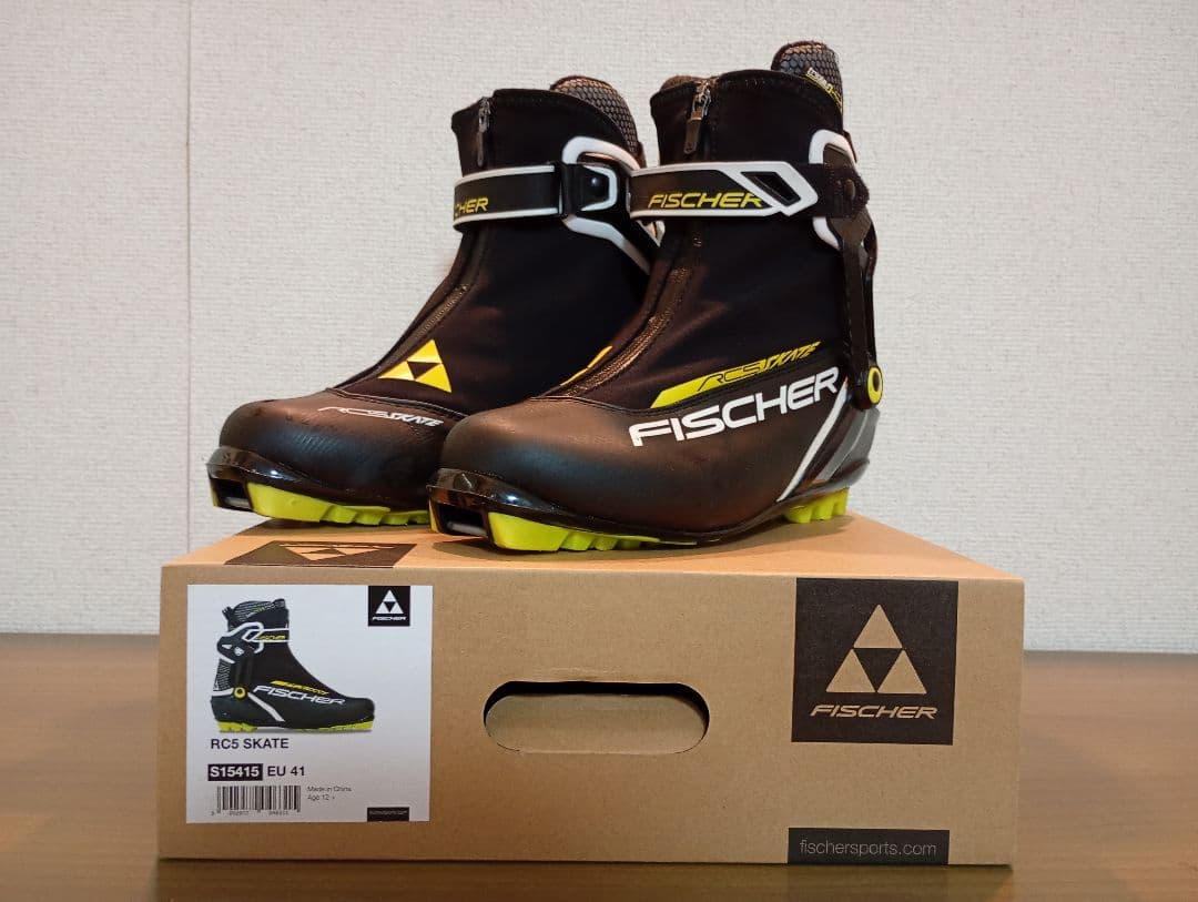 クロカン FISCHER RC5 SKATE ブーツ EU 41 中古美品 FISCHER（フィッシャー） クロスカントリースキー ブーツ TURNAMIC RC5