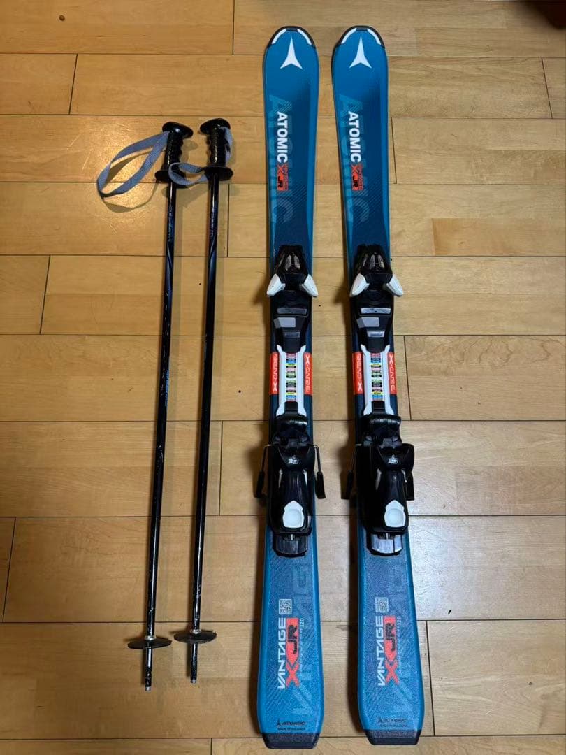 美品　ATOMIC X JR スキー 板 120 cm 　ジュニア tanabesp_cd81947