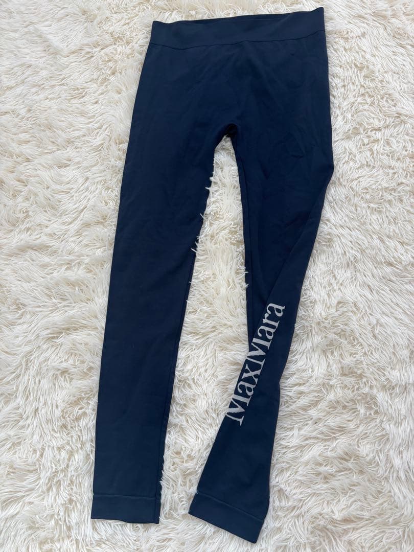 【S MAX MARA】 BASILEA バシレア レギンス　ダークブルー S MAXMARA（エスマックスマーラ） エス マックスマーラ レギンス