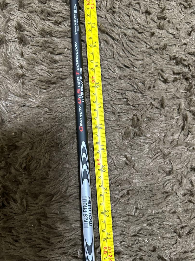 未使用品　日本シャフト モーダスゴースト 5U用 S 350 ピンスリーブ付き 日本シャフト クラブリシャフト N.S.PRO モーダス3 ハイブリッド