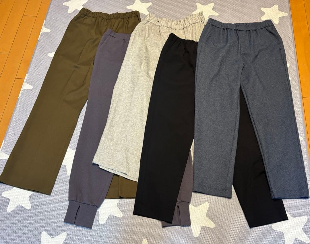 新品タグ付き★ヤマダヤ系列　きれいめパンツ５本 リラクシータックワイドパンツ - Aga - Aga｜YAMADAYA STORE