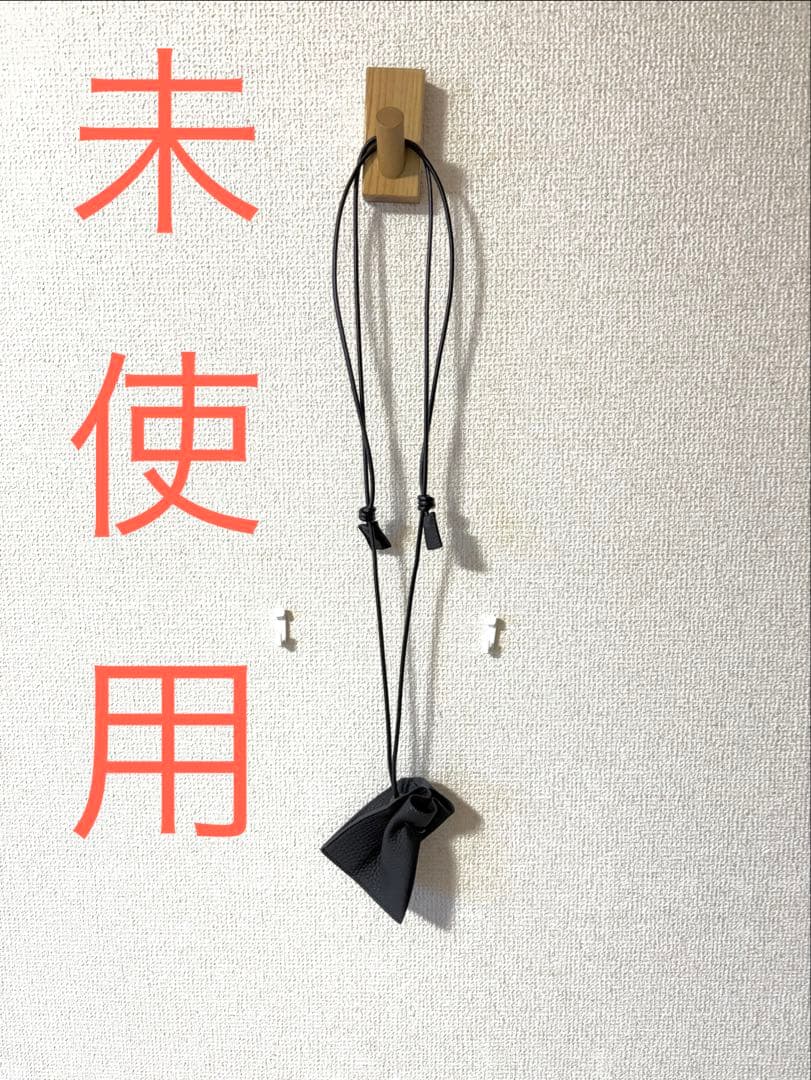 【未使用】ITTI(イッチ) 巾着ポーチ黒XXXS HERRIE KINCHAKU POUCH - XXS / DIPLO SKY｜ミニ巾着ポーチ 本革