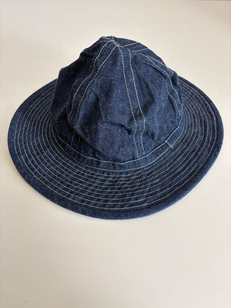 バズリクソンズデニムハット　7 1/2 BR01476A BUZZ RICKSON'S バズリクソンズBUZZ デニムハット HAT, WORKING, DENIM