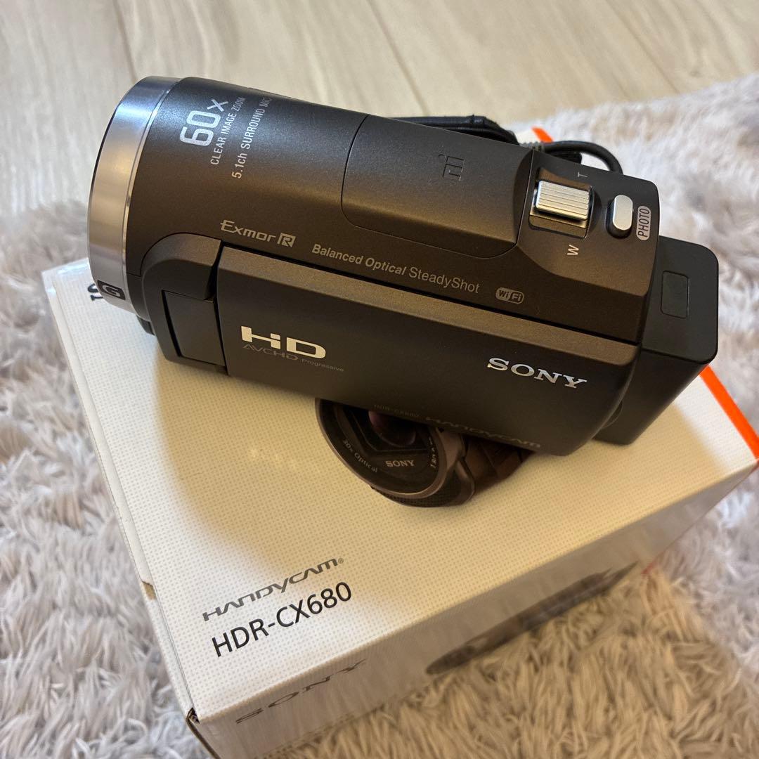 超美品　SONY HDR-CX680 ビデオカメラ デジタルビデオカメラ『HDR-CX680』ホワイトが3月11日午前10時以降より