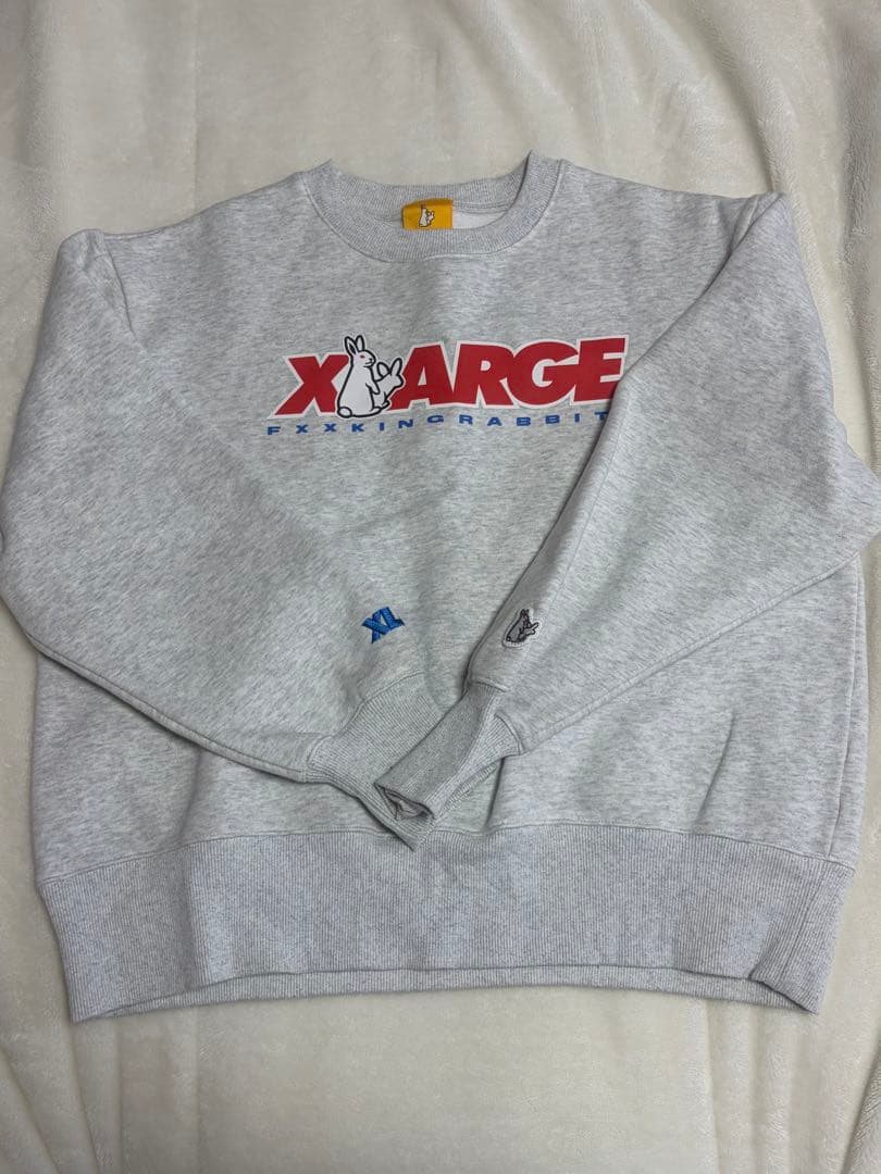 XLARGE✖️FR2 トレーナー XLARGE - 新品 白 Lサイズ XLARGE X FR2 コラボ スウェットの通販 by