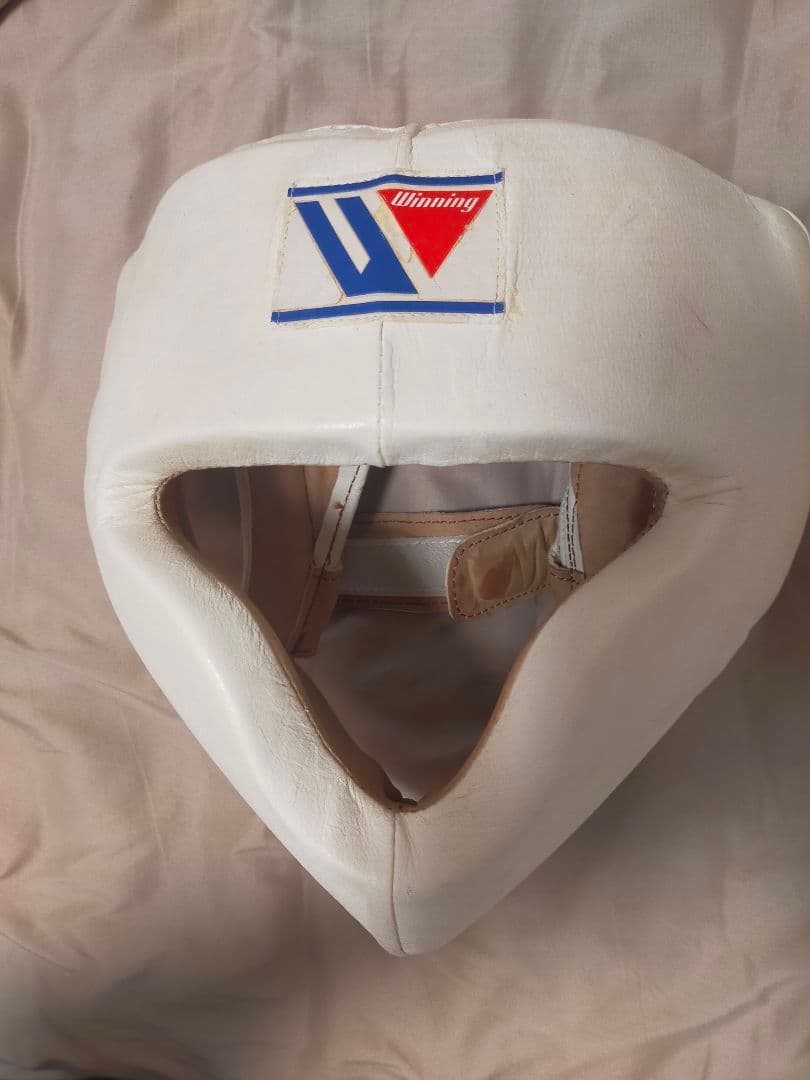 Winning ヘッドギア ホワイト ウイニング(WINNING) ボクシング ヘッドギア (フェイスガードタイプ