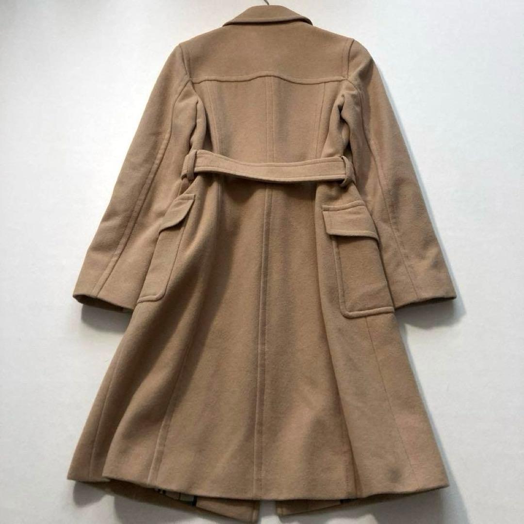 朴*様 【美品】バーバリーブルーレーベル アンゴラ混ロングコート 裏地