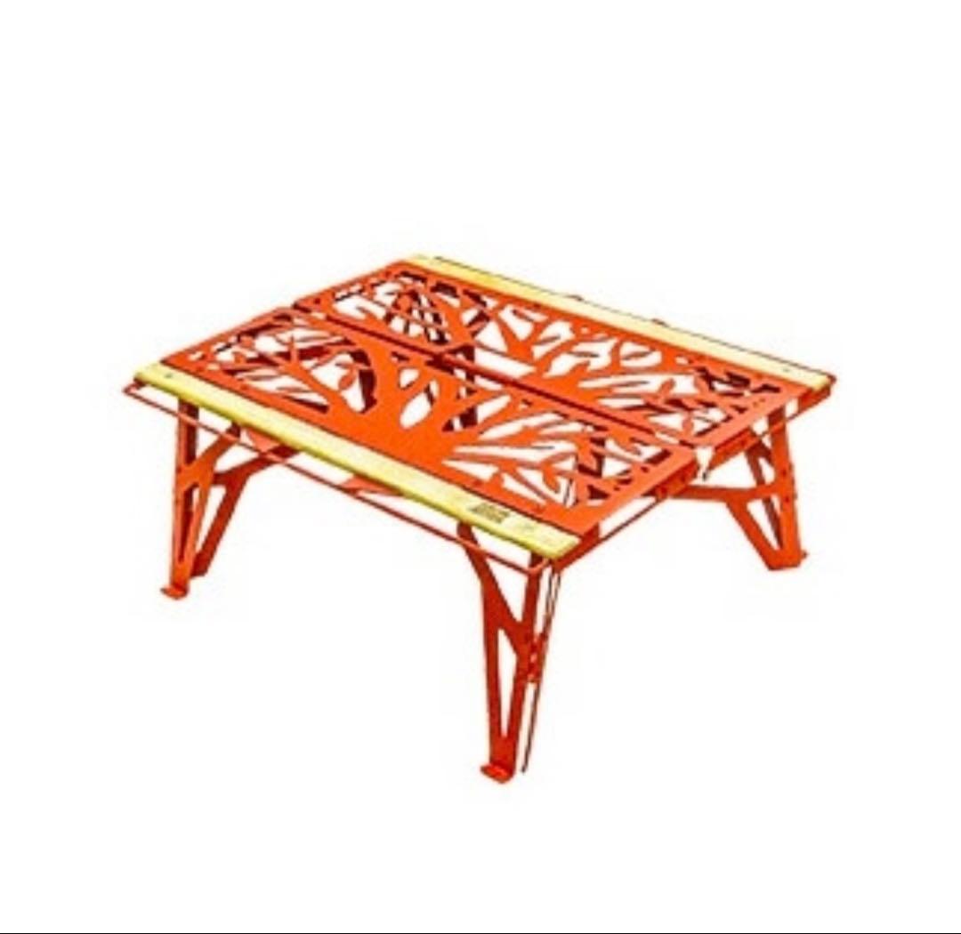 ネイチャートーンズ　ワンハンドカフェテーブル　ノーマル　チリレッド　新品　未使用 ネイチャートーンズ ワンハンドカフェテーブル ノーマル チリレッド