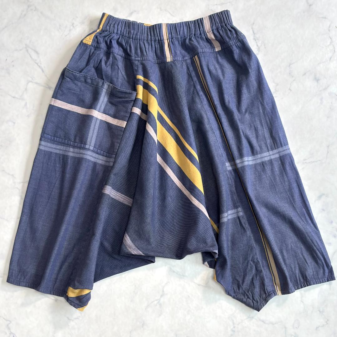 タマキニイメ サルエルパンツ タルンパンツ ネイビー系 rk7 tarun pants | tamaki niime