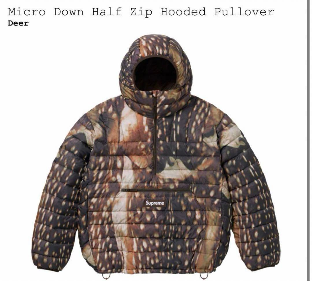 超希小supremeマイクロダウン　M 極希少】Supreme Micro Down Half Zip Pullover S シュプリーム