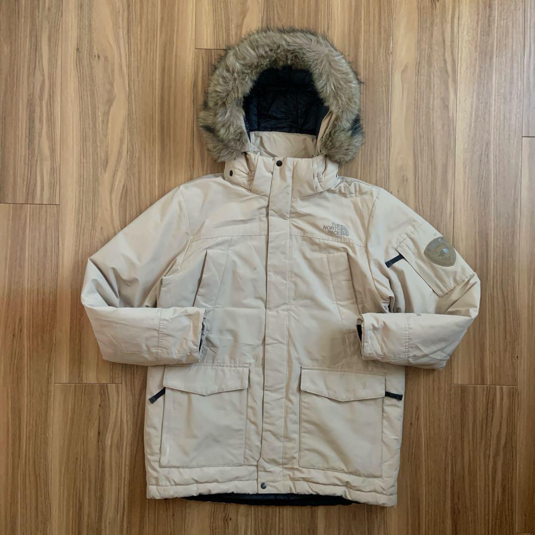 LノースフェイスVXベージュマクマードダウンジャケットパーカーファー付 THE NORTH FACE（ザ ノースフェイス） ザ ノースフェイス ファー付き