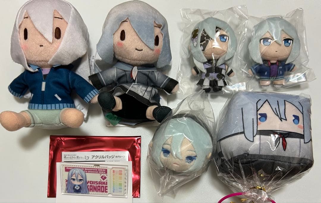 プロセカ　宵崎 奏　ぬいぐるみ / マスコット / アクリルバッジ　まとめ売り プロジェクトセカイ プロセカ ふわぷち ふわぷちマスコット 宵崎奏