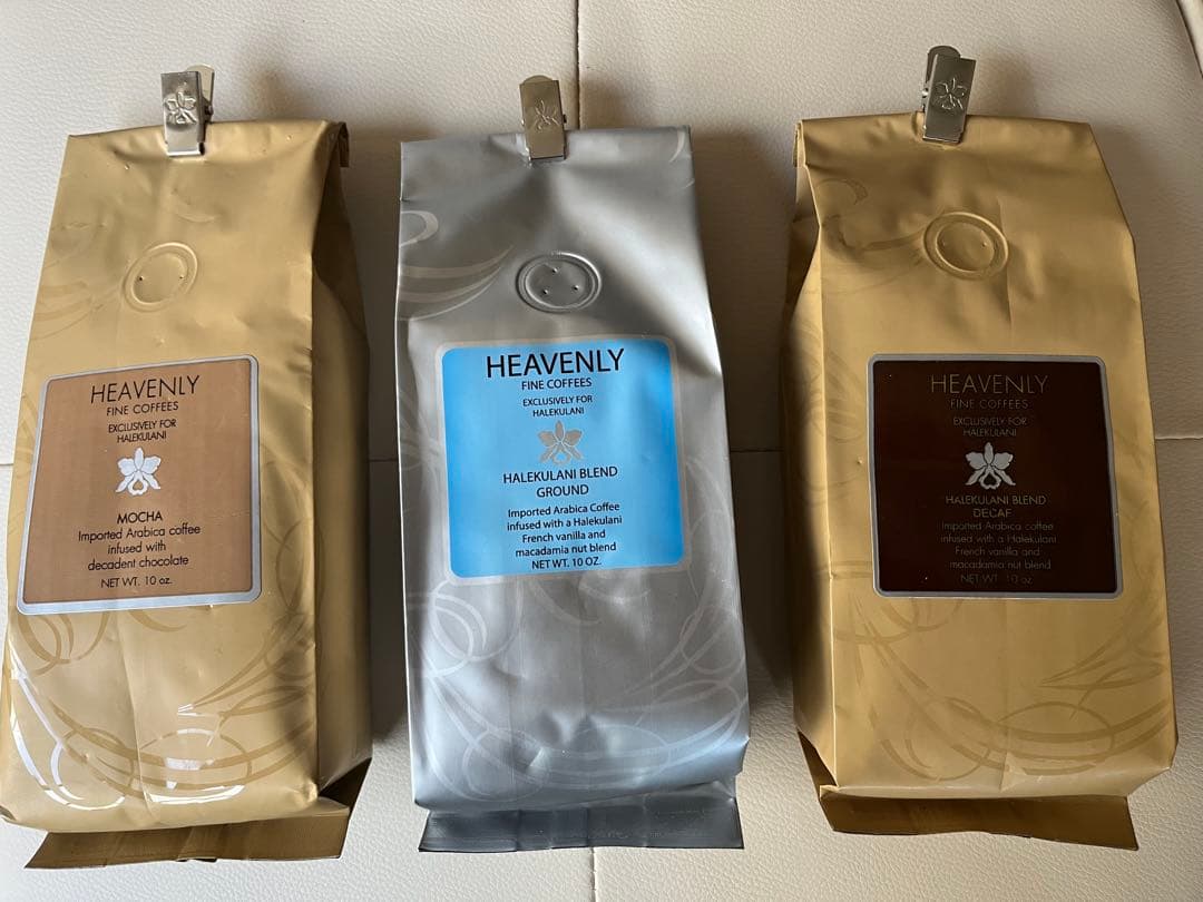 【HALEKULANI】HEAVENLY グラウンドコーヒー２種類（３種類可） HALEKULANI】HEAVENLY グラウンドコーヒー2種類（3種類可）