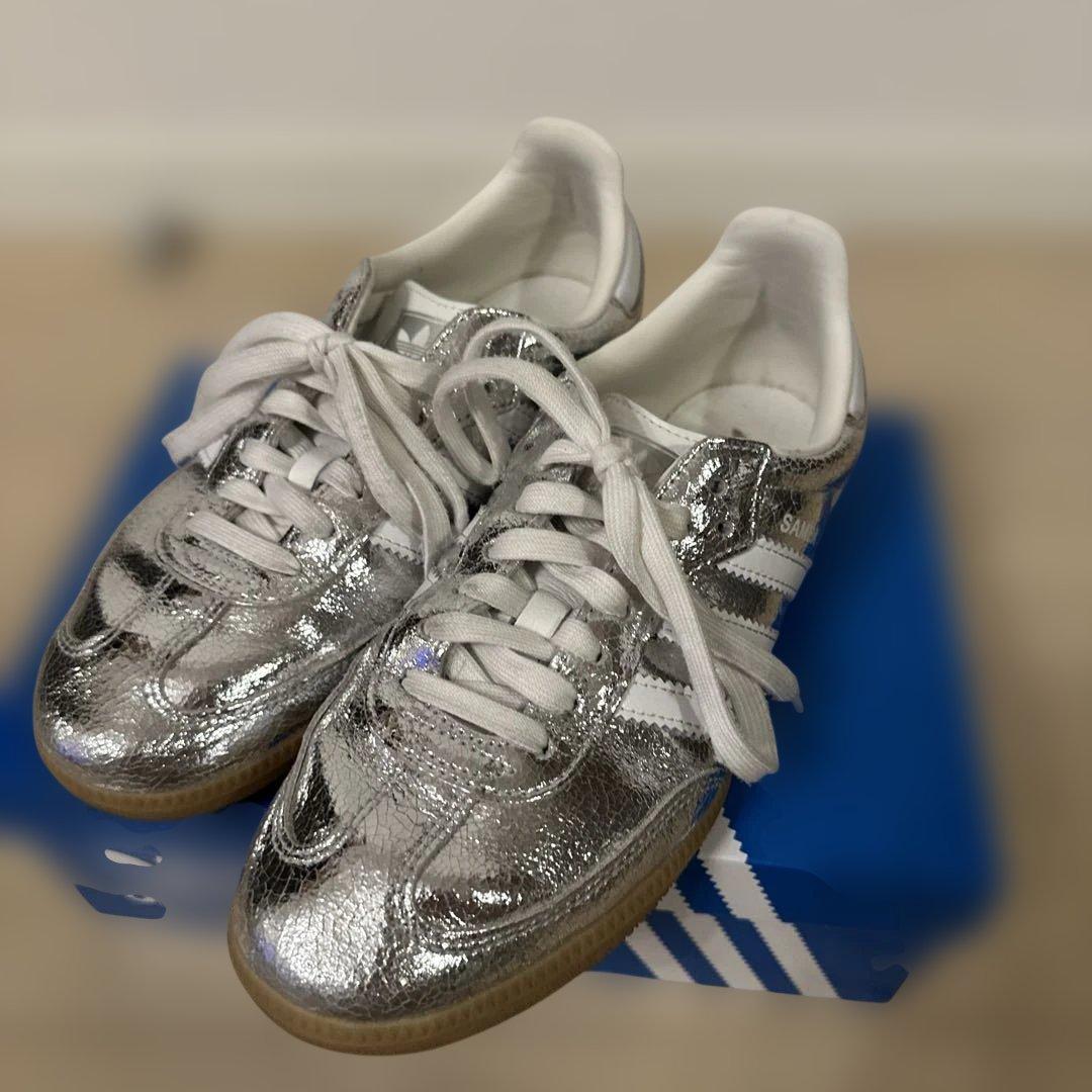 adidas Samba シルバー スニーカー セール】adidas Originals SAMBA OG シルバースニーカー（スニーカー