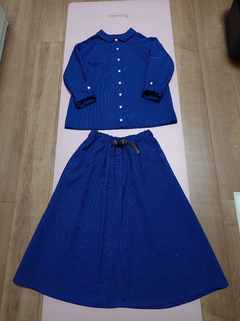 Marmot×四角友里コラボ ウィメンズシャツ＆ロングスカートトゥルー